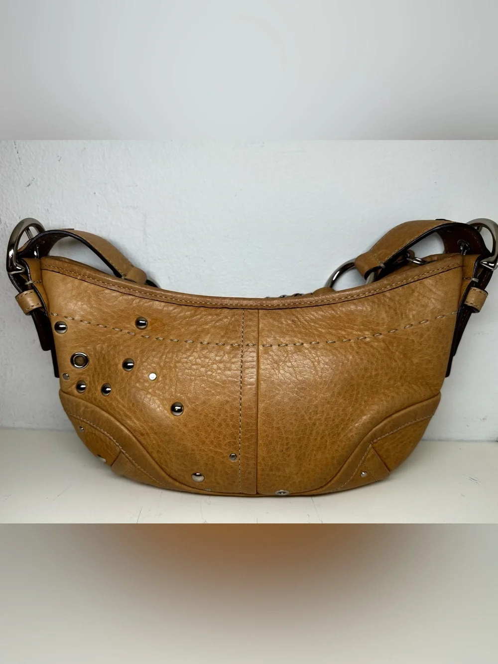 Coach Vintage Soho Studded Demi Hobo Bag